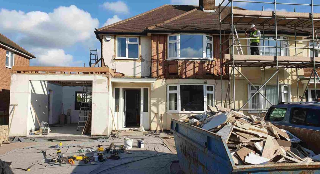 remodelación de una casa