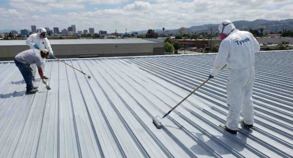 impermeabilizante en techumbre metálica