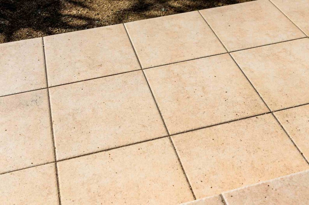 cerámica en una para impermeabilizar